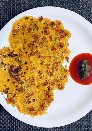 A picture of Veg omelette.