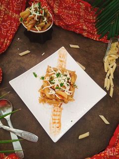 इटालियन चीज़ पास्ता(italian cheesy pasta recipe in hindi) रेसिपी मुख्य फोटो