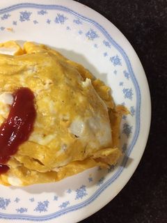 夏日蔬食番茄蛋包飯 的食譜成品照片
