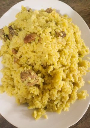 عکسی از دستور باقالی پلو با گوشت