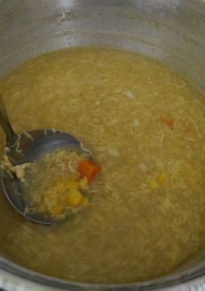 Foto resep Sup Jagung Telur Kocok Ala Chinese Resto