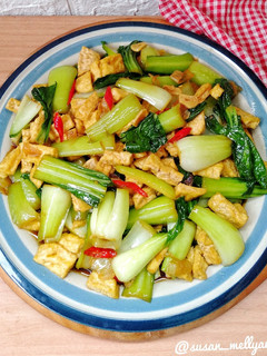 Foto resep Tumis pokcoy tahu