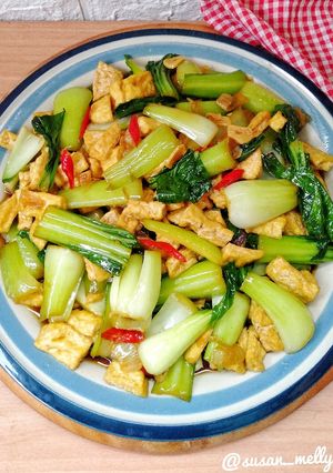 Foto resep Tumis pokcoy tahu