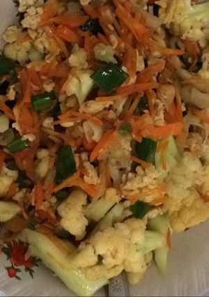 Foto resep Tumis brokoli jamur wortel korek