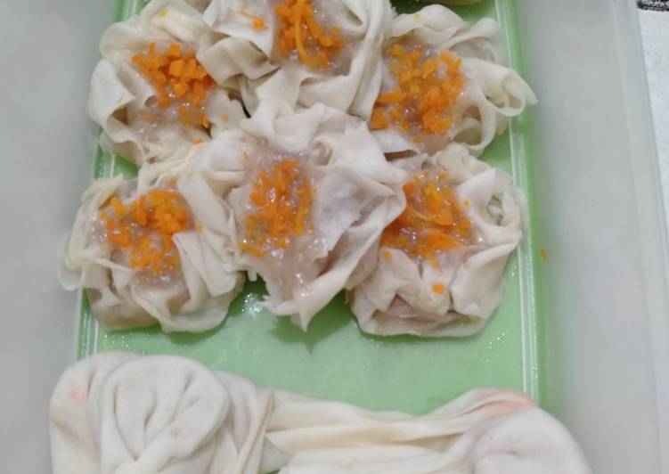 Resep Dimsum ayam &amp; pangsit goreng yang Lezat