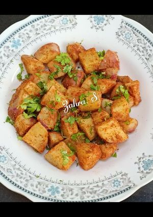 A picture of Shakarkandi ki Chaat.