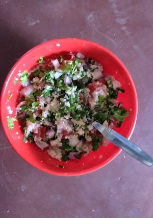 A picture of Tabbouleh Salad (Broken Wheat Salad).