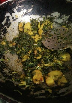 आलू सोया मेथी की सब्जी (aloo soya methi ki sabzi recipe in Hindi) रेसिपी मुख्य फोटो