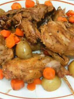 Una foto de Conejo a la Erdogan (Olla de cocción lenta-SlowCooker-CrockPot)