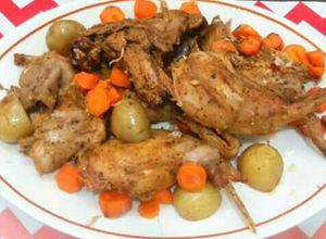 Una foto de Conejo a la Erdogan (Olla de cocción lenta-SlowCooker-CrockPot)