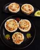 Paneer Tikka Bread coins