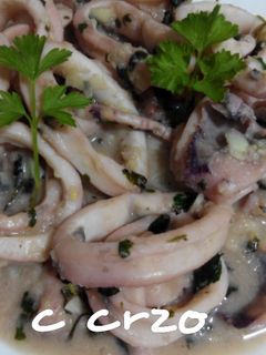 Una foto de Calamares al limón