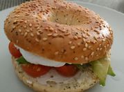 Una foto de bagels saludables