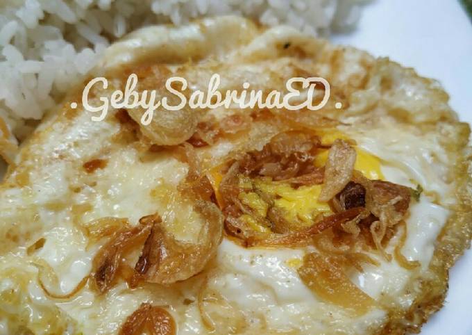 Telor Ceplok Bawang, Sarapan Simple tapi enaaak