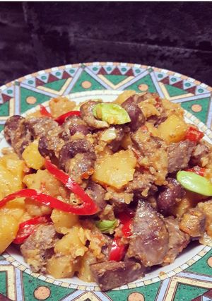 Foto resep Sambal goreng kentang n ati ayam