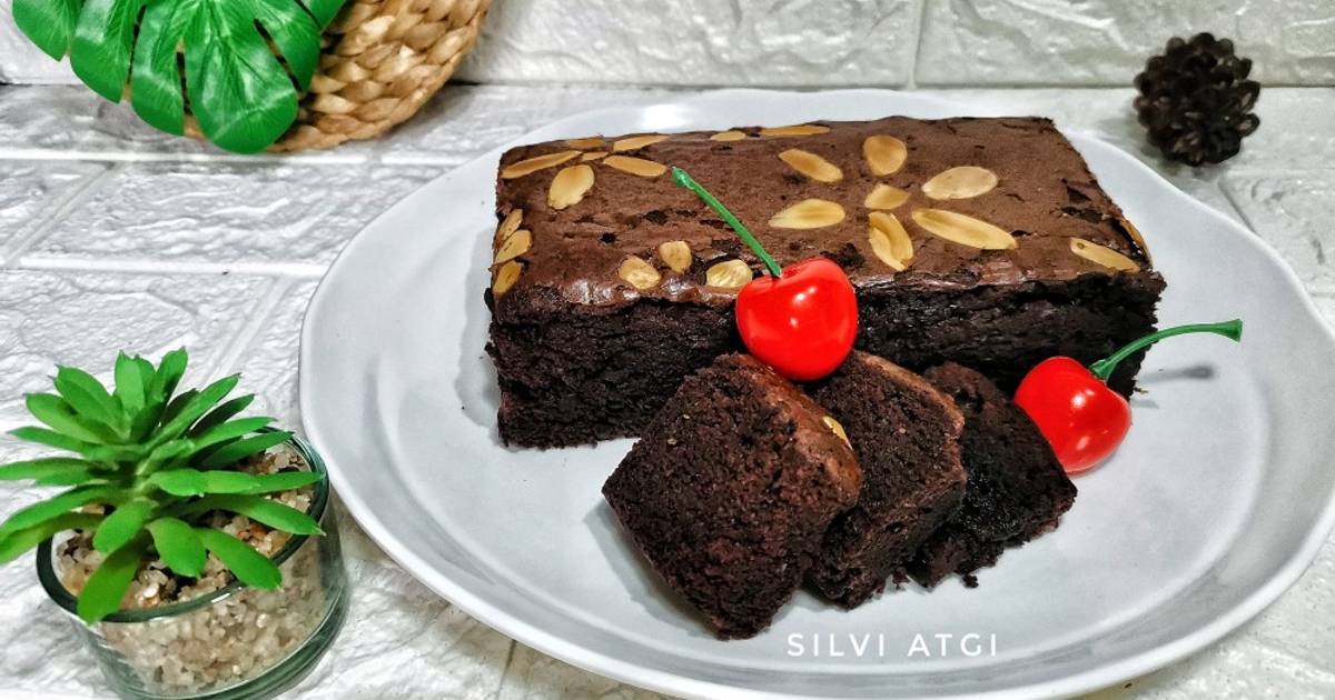 Resep Brownies Panggang Garing Dan Moist Oleh Silvi Atgi Septina