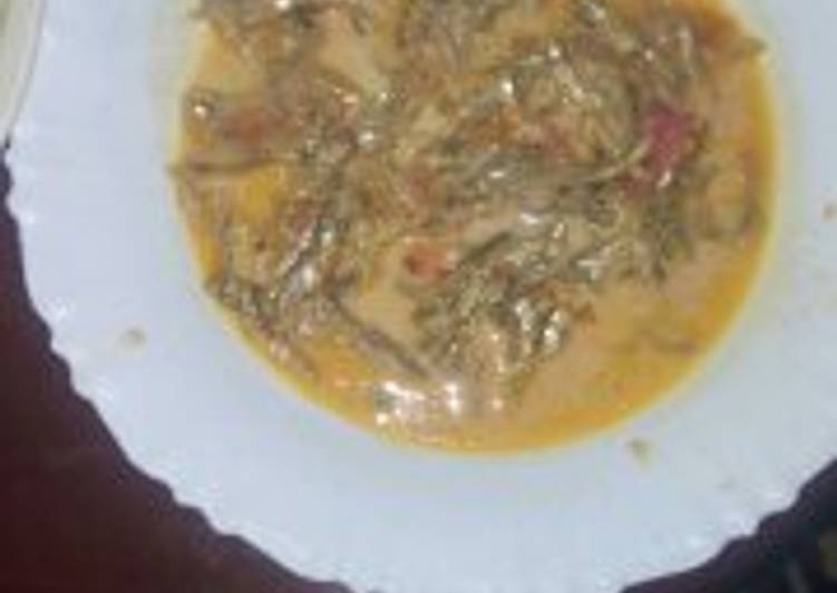 Omena Stew with milk