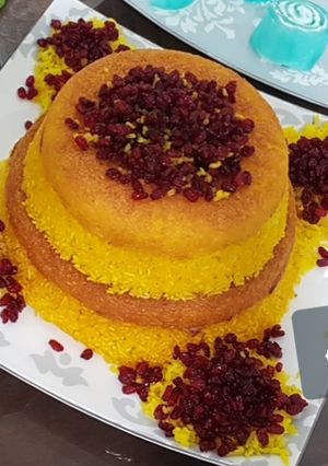 عکسی از دستور ته چین مرغ