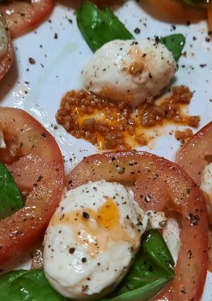 Una foto de Ensalada caprese
