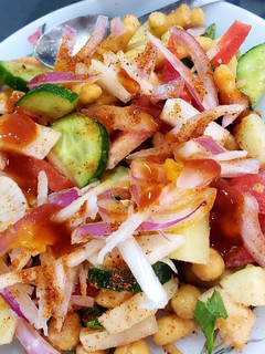 A picture of Simple Chana chaat.