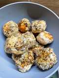 Albóndigas de pollo rellenas de queso (receta saludable)