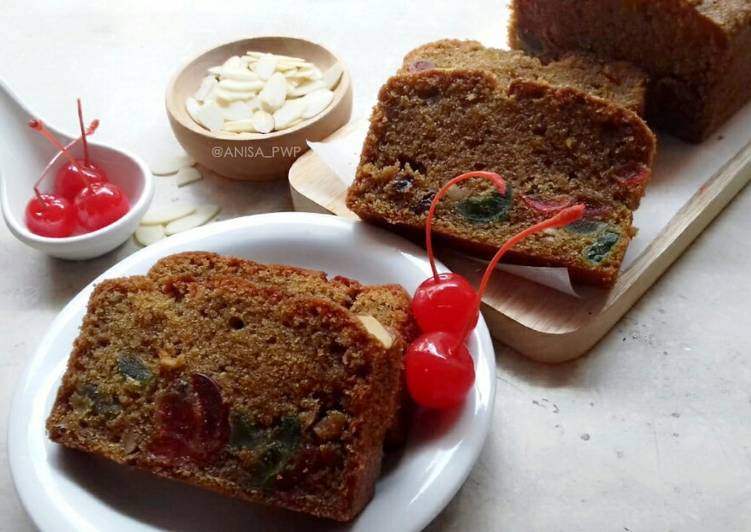 Cara memasak English Fruit Cake mantap