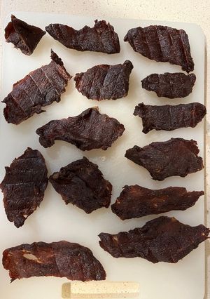 Una foto de Carne ternera deshidratada en Ninja Foodi