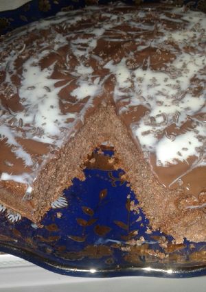 صورة لوصفة كيكة خفيفة على طريقتي