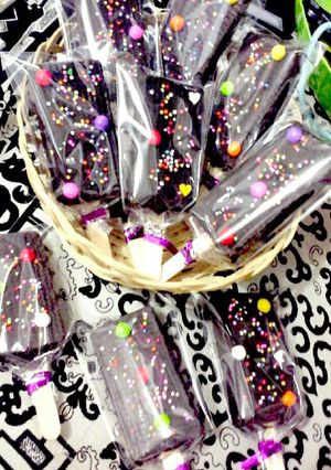 Foto resep Cokelat wafer stick