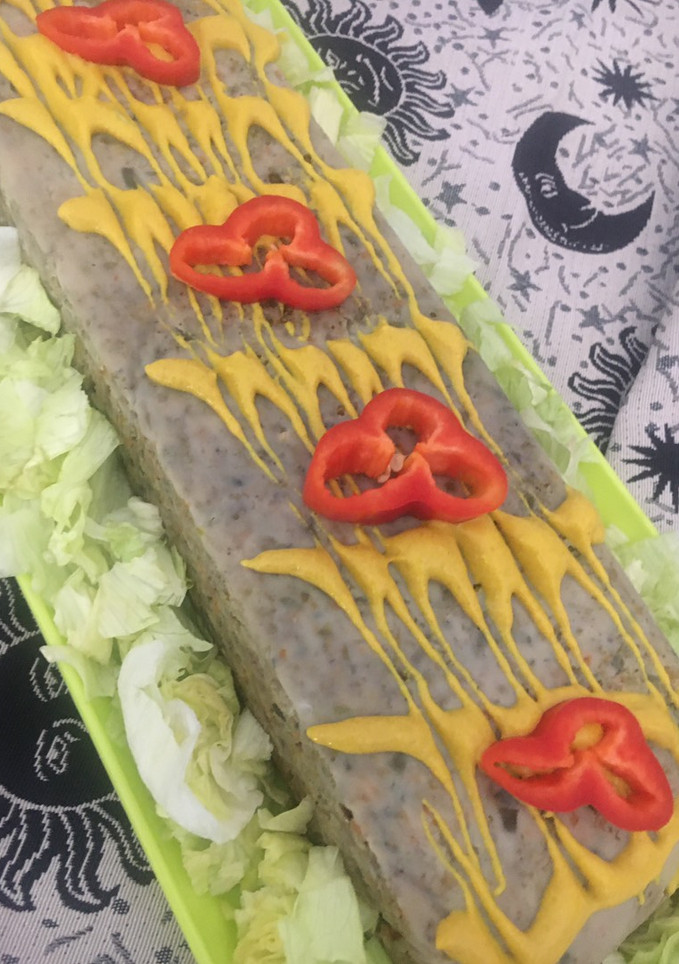 Una foto de ⭐️BUDÍN DE BERENJENAS🍆 O ⭐️PAN DE BERENJENAS🍆 (sin harinas totalmente de vegetales)🍆🥕🫑🍆🌶🧅🥕