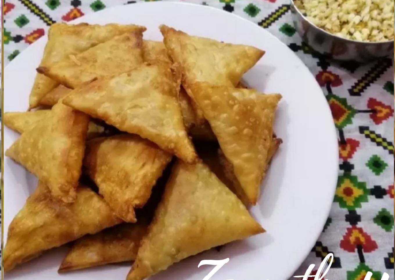 Cheese Loaded Samosas