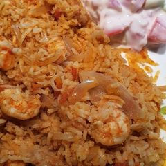 A picture of Prawn Pulao.