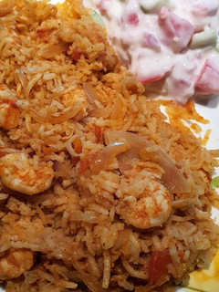 A picture of Prawn Pulao.
