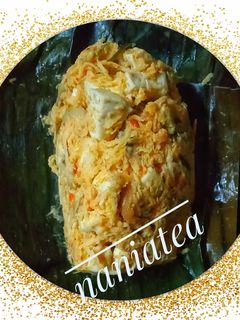 Foto resep 2.*Botok tahu jamur&teri/(ikanbilis)*
