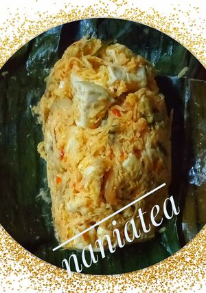 Foto resep 2.*Botok tahu jamur&teri/(ikanbilis)*