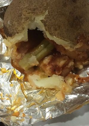 Una foto de Papas rellenas al horno 