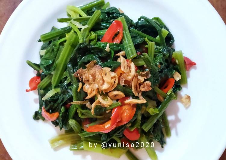 Cara memasak spinach/horenso