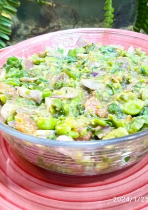 Une photo de Guacamole au petit pois