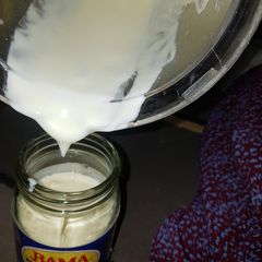 Home made mayonnaise A picture of Home made mayonnaise.