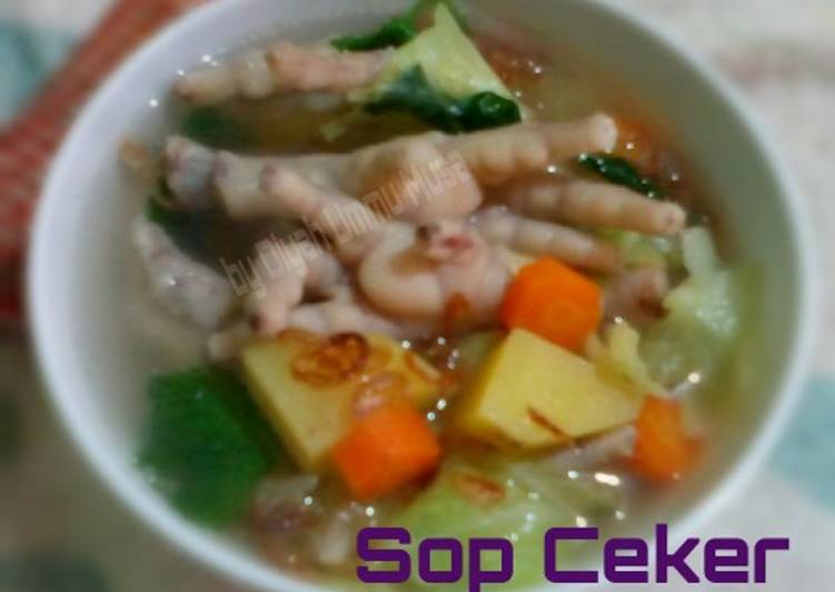 Resep Sop Ceker Ayam Sederhana Oleh Diyah Kuntari Cookpad