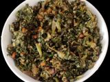 பாலக் கீரை பொரியல் (Palak subji recipe in tamil)