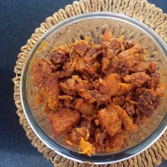 Petha with Urad daal Wadian A picture of Petha with Urad daal Wadian.