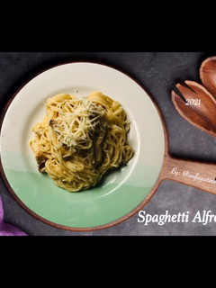 Foto resep Spaghetti alfredo