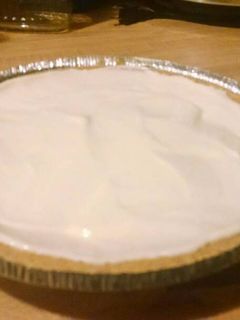A picture of Lemon Cream Cheese Pie.