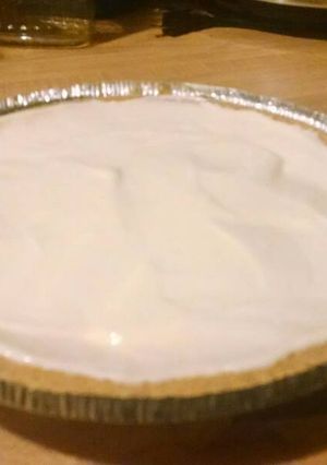 A picture of Lemon Cream Cheese Pie.