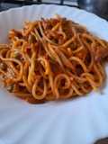 Pasta al ragù di funghi