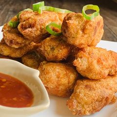 Fried boti bites A picture of Fried boti bites.