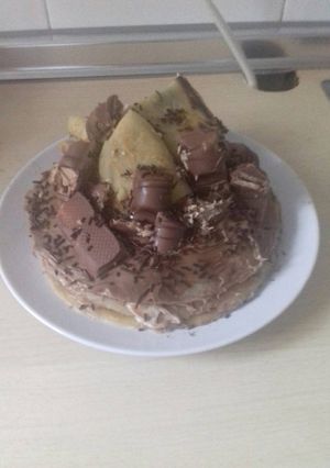 Foto principal de Tarta de creps con kinder