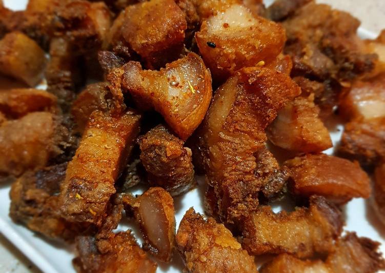 Five Spiced Fried Pork Belly (non halal)