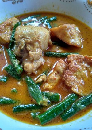 Foto resep Gulai ayam mix kacang panjang